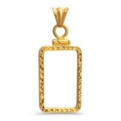 14K Gold Screw-Top D/C Bezel (5 gram Gold Bar) PAMP Suisse