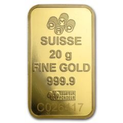 PAMP Suisse 20 Gram Gold Bar