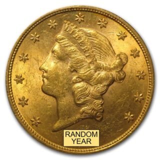 $20 Liberty Double Eagle Gold Coin (BU) - Random Year