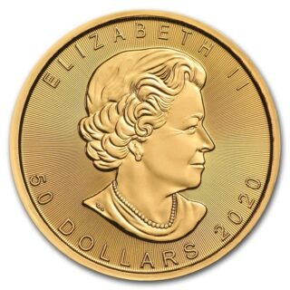 2020 1 oz Canadian Gold Maple Leaf Coin (BU) - Image 3