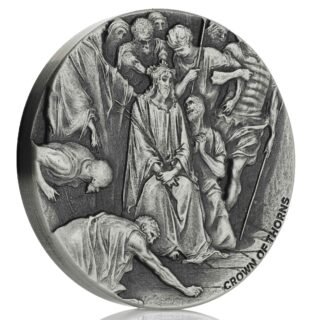 2 oz Crown of Thorns Silver Coin - Image 4