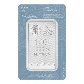 Britannia 100g Platinum Bar - Image 3