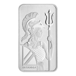 Britannia 100g Platinum Bar - Image 2