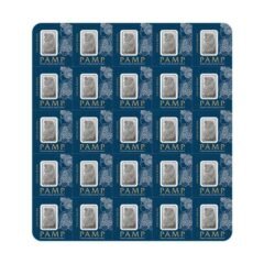 25 Gram PAMP Suisse Divisible Platinum Bar (25×1 w/Assay)