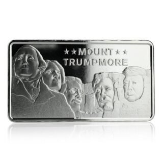 2022 10 oz Mount Trumpmore Silver Bar - Image 2