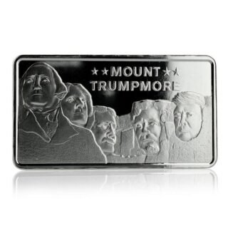 2022 10 oz Mount Trumpmore Silver Bar - Image 4