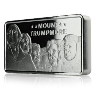 2022 10 oz Mount Trumpmore Silver Bar - Image 5