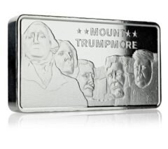 2022 10 oz Mount Trumpmore Silver Bar