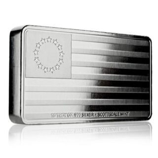 2022 10 oz Mount Trumpmore Silver Bar - Image 7