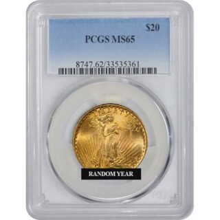 $20 MS-65 St. Gaudens Double Eagle Gold Coin (NGC or PCGS) - Random Year - Image 5