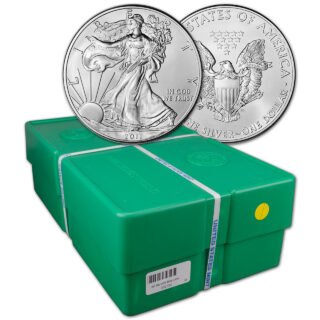2011 (S) American Silver Eagle Monster Box (500 Coins, BU) - Image 2