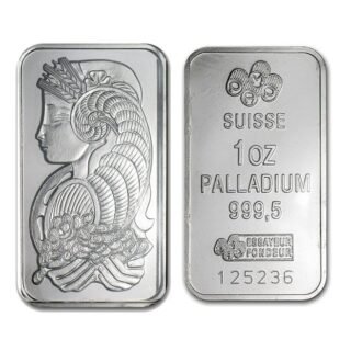 1 Oz Palladium Bar